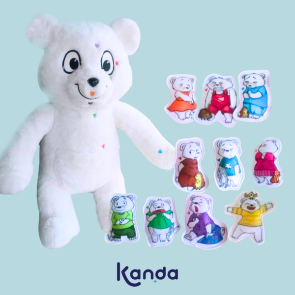 Kanda, l'ours en peluche d'acupression qui libère les émotions